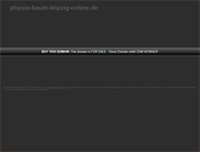 Tablet Screenshot of physio-baum-leipzig-online.de